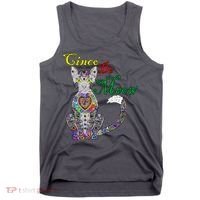 Cinco De Meow Funny Mexican Cat Tank Top thumb 0