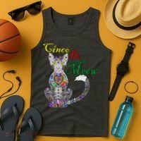 Cinco De Meow Funny Mexican Cat Tank Top thumb 4