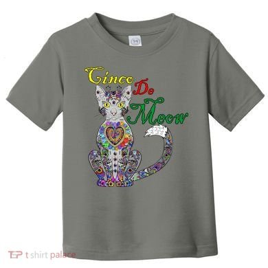 Cinco De Meow Funny Mexican Cat Toddler T-Shirt