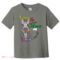 Cinco De Meow Funny Mexican Cat Toddler T-Shirt thumb 0