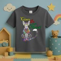Cinco De Meow Funny Mexican Cat Toddler T-Shirt thumb 3