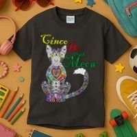 Cinco De Meow Funny Mexican Cat Kids T-Shirt thumb 3