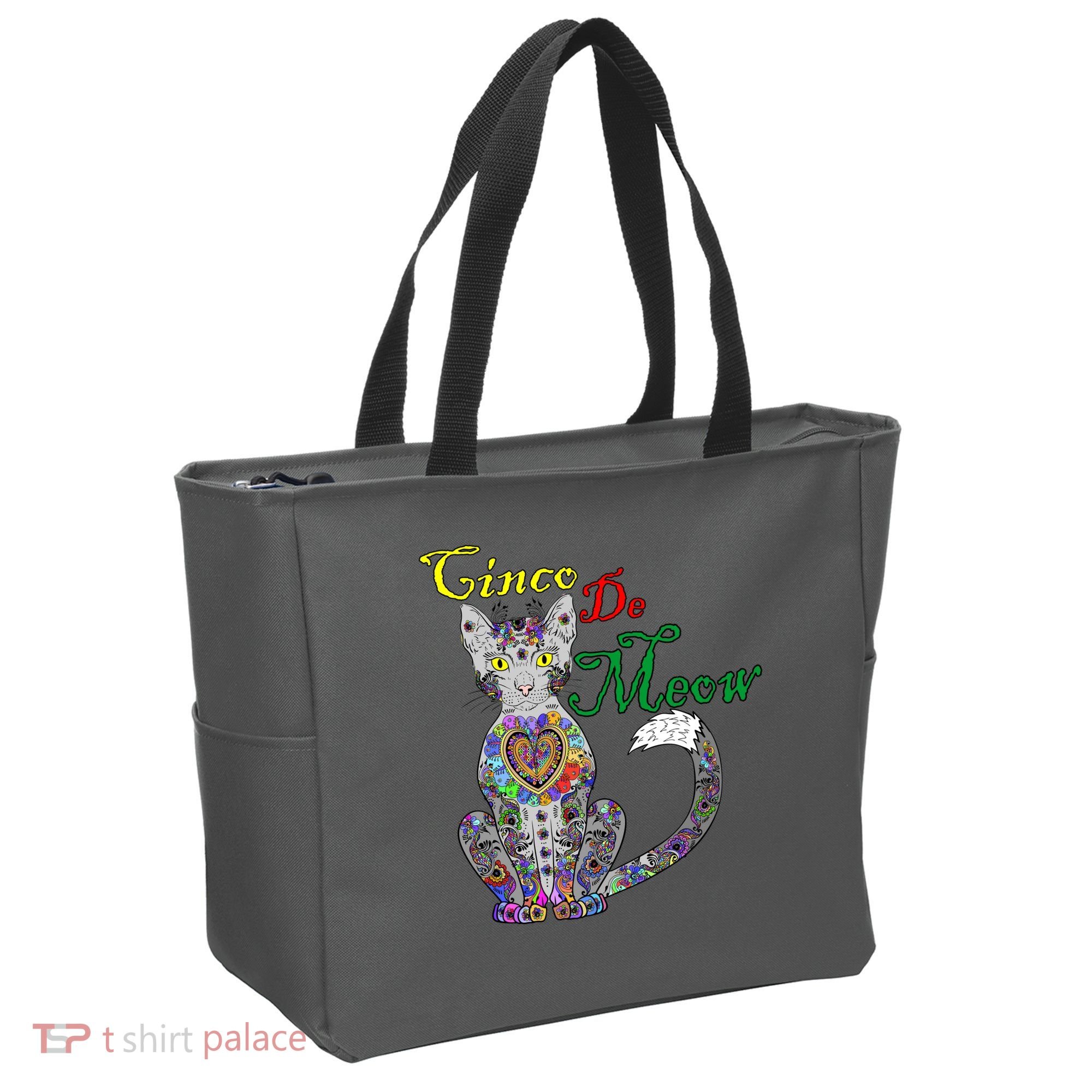 Cinco De Meow Funny Mexican Cat Tote Bag