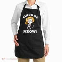 Cinco De Meow! Mayo Funny Mexican Cat Apron thumb 2