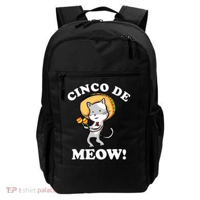 Cinco De Meow! Mayo Funny Mexican Cat Backpack