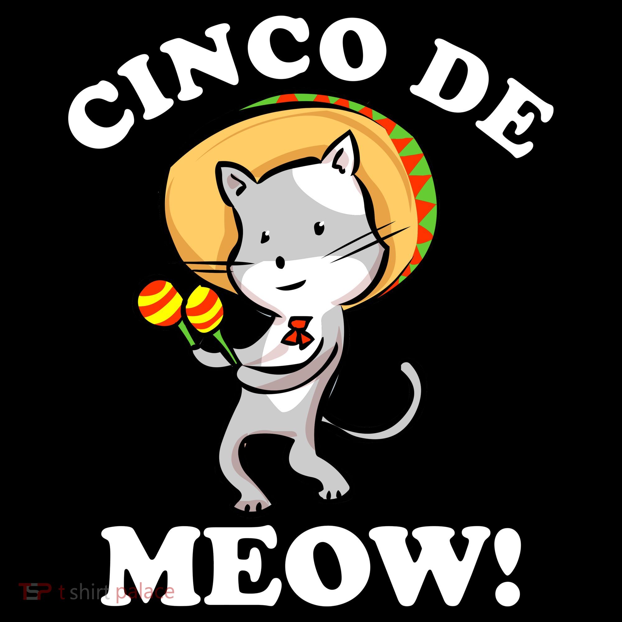 Cinco De Meow! Mayo Funny Mexican Cat Women's Hoodie