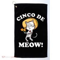 Cinco De Meow! Mayo Funny Mexican Cat Golf Towel thumb 0