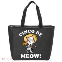 Cinco De Meow! Mayo Funny Mexican Cat Tote Bag thumb 0