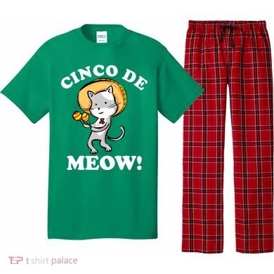 Cinco De Meow! Mayo Funny Mexican Cat Pajama Set