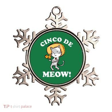 Cinco De Meow! Mayo Funny Mexican Cat Ornament