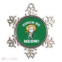 Cinco De Meow! Mayo Funny Mexican Cat Ornament thumb 0