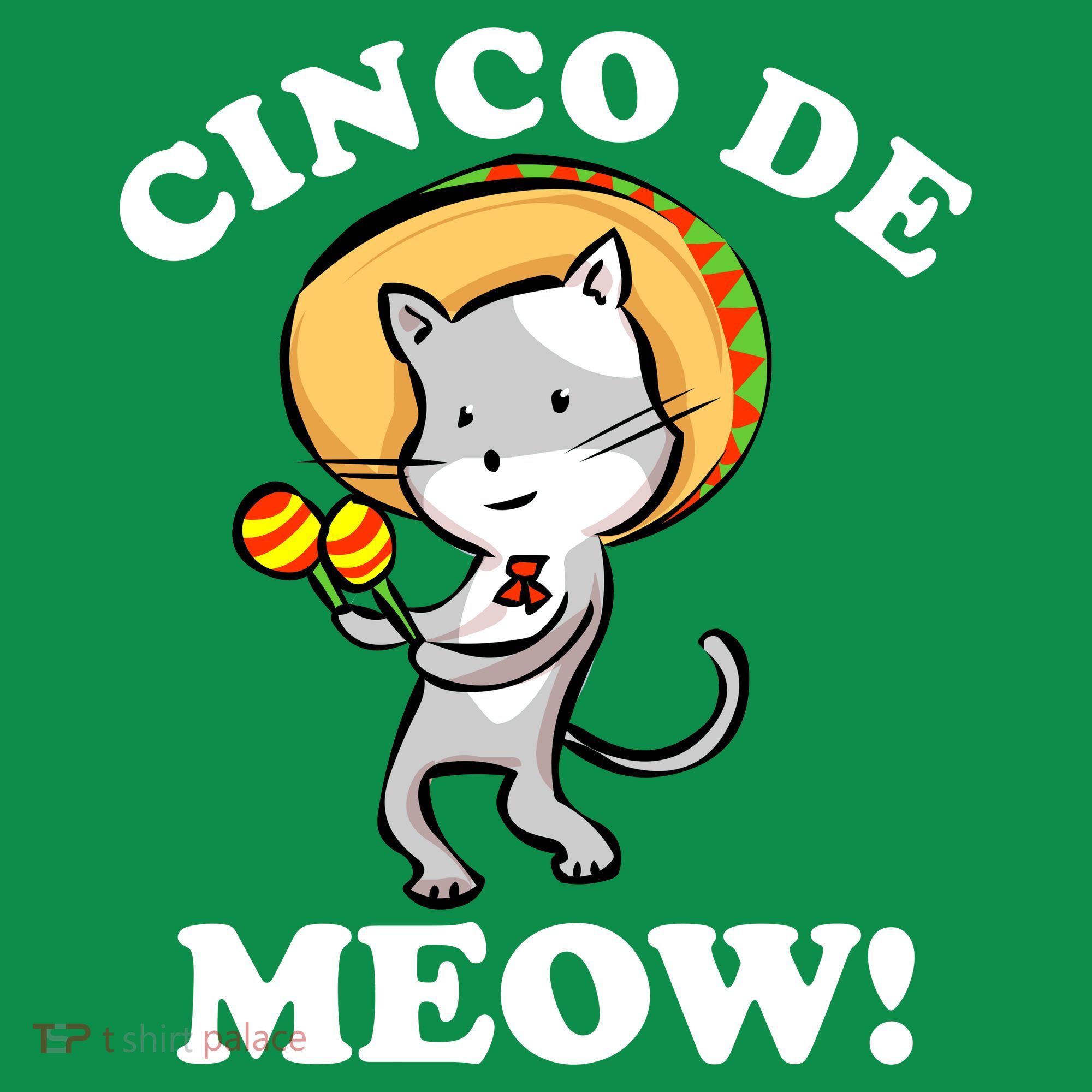 Cinco De Meow! Mayo Funny Mexican Cat Kids Long Sleeve Shirt