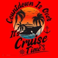 Countdown Is Over ItS Cruise Time Family Cruising Couples Santa Hat thumb 1