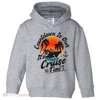 Countdown Is Over ItS Cruise Time Family Cruising Couples Toddler Hoodie thumb 0