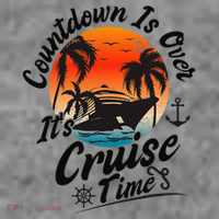 Countdown Is Over ItS Cruise Time Family Cruising Couples Toddler Hoodie thumb 2