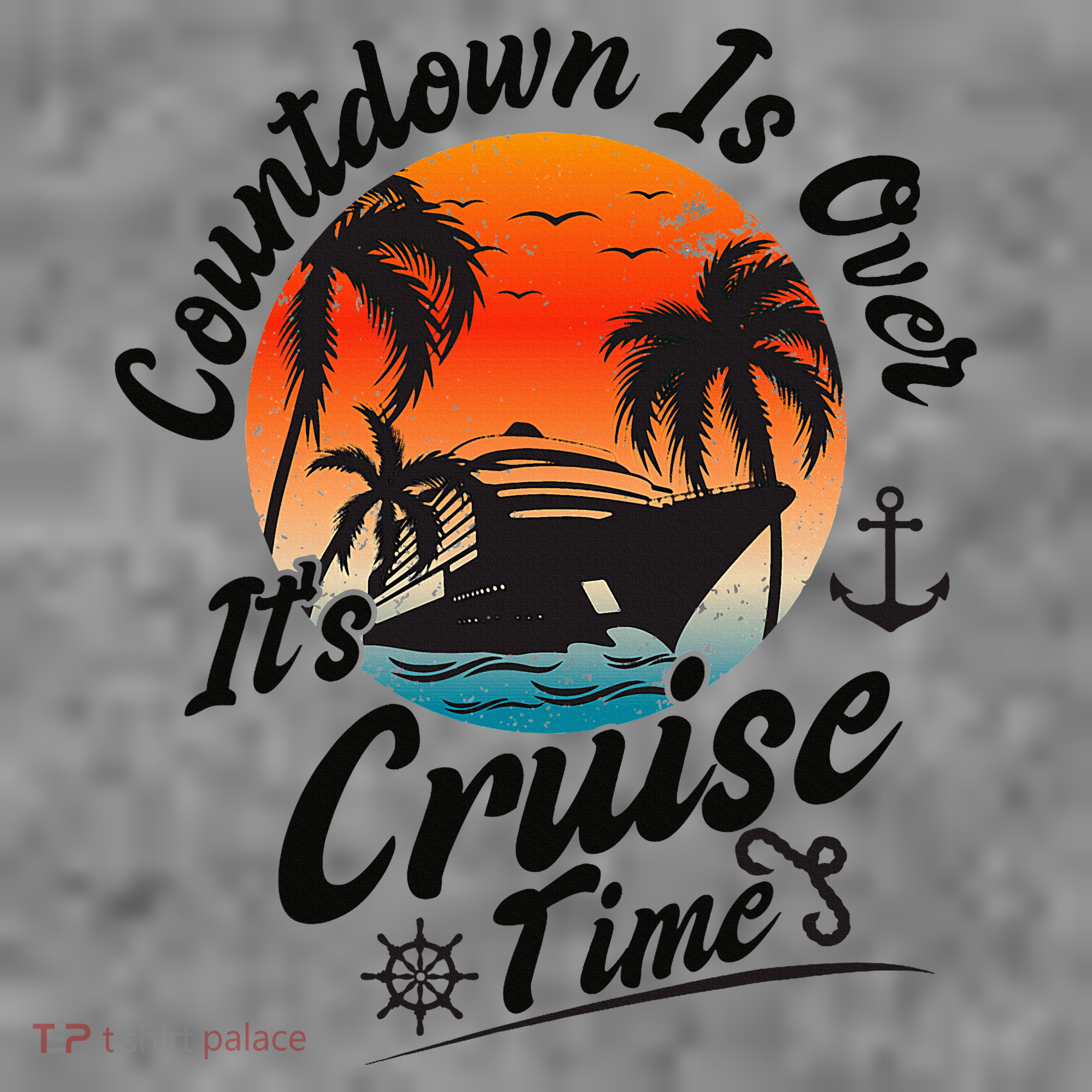 Countdown Is Over ItS Cruise Time Family Cruising Couples Toddler Hoodie