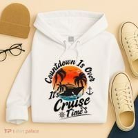 Countdown Is Over ItS Cruise Time Family Cruising Couples Hoodie thumb 4