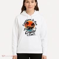 Countdown Is Over ItS Cruise Time Family Cruising Couples Hoodie thumb 5