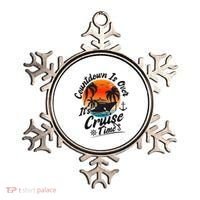 Countdown Is Over ItS Cruise Time Family Cruising Couples Ornament thumb 0