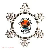 Countdown Is Over ItS Cruise Time Family Cruising Couples Ornament thumb 0