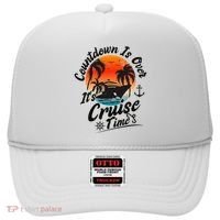 Countdown Is Over ItS Cruise Time Family Cruising Couples Hat thumb 0