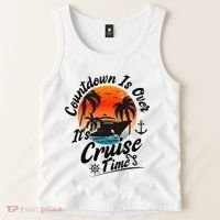Countdown Is Over ItS Cruise Time Family Cruising Couples Tank Top thumb 2