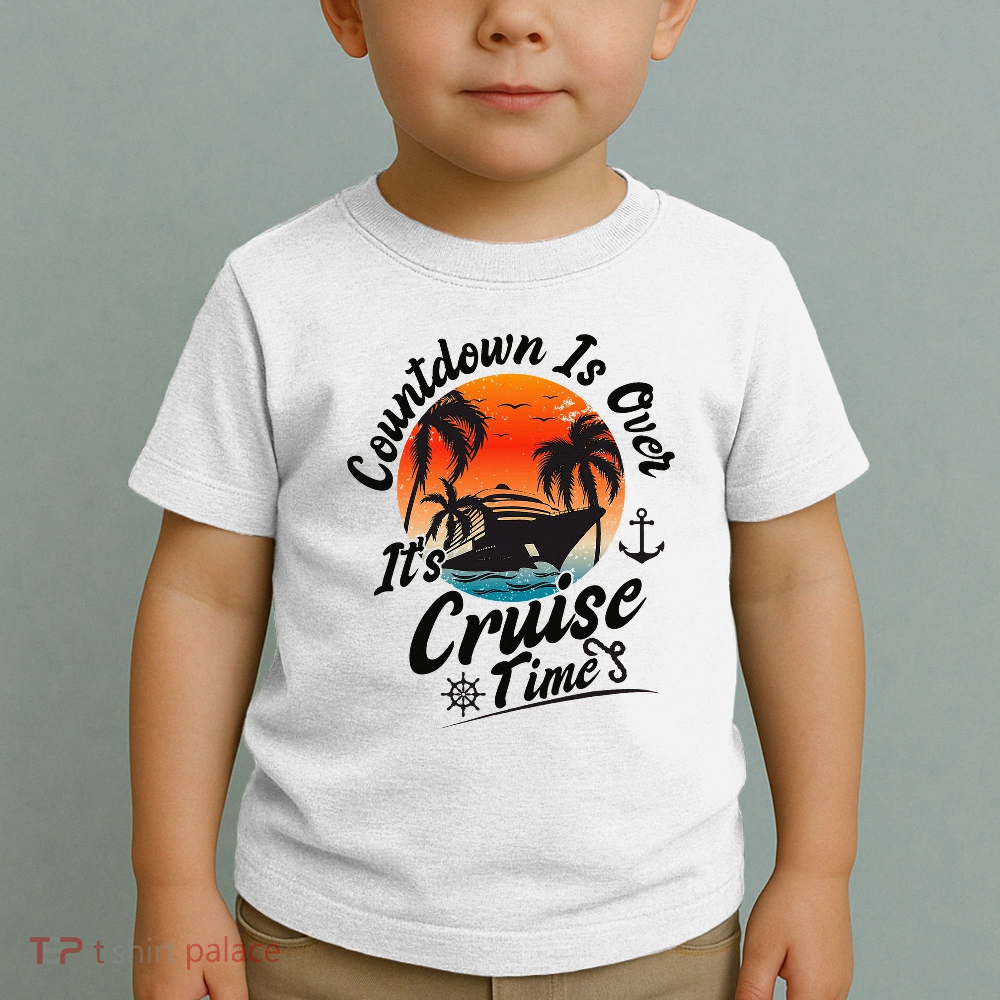 Countdown Is Over ItS Cruise Time Family Cruising Couples Toddler T-Shirt