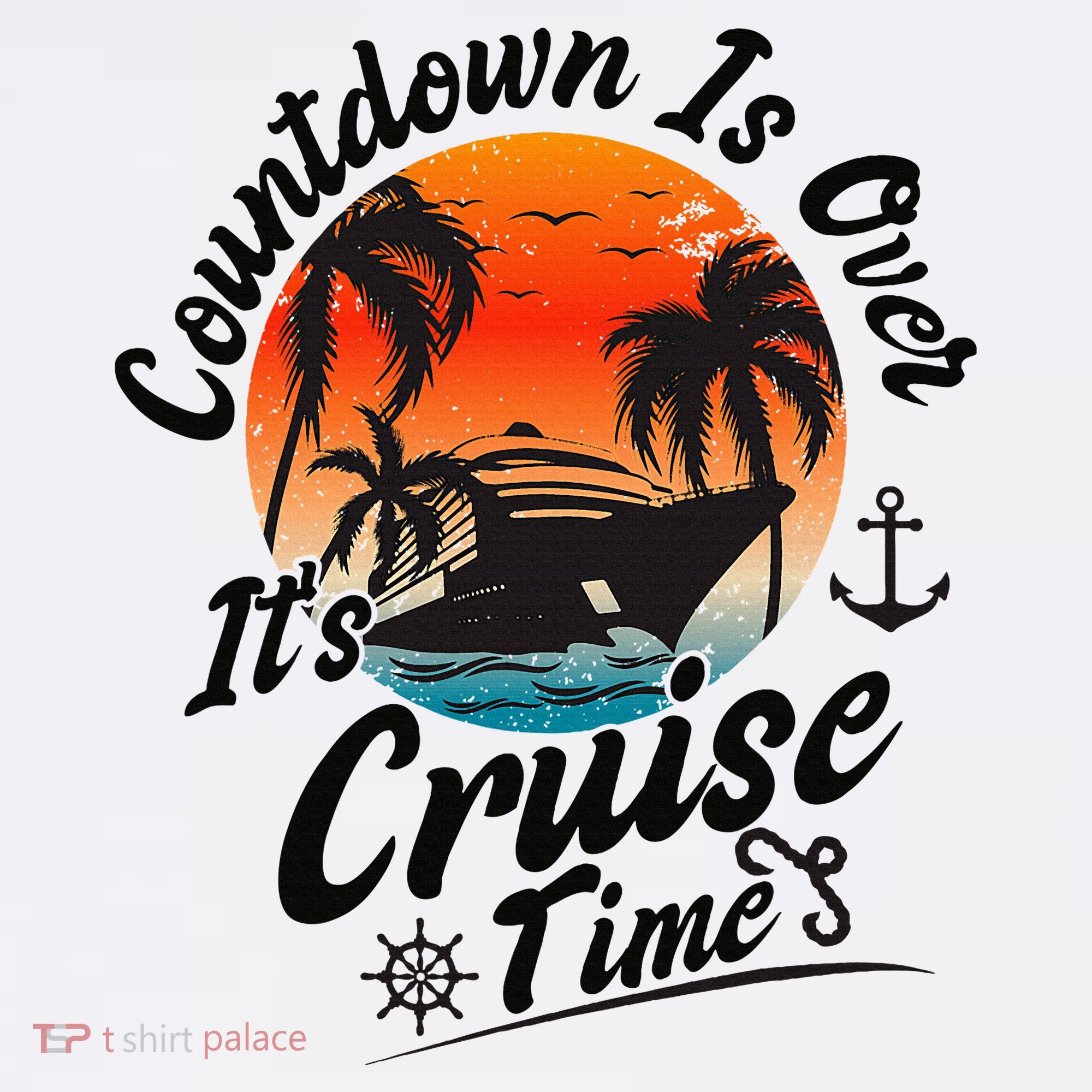 Countdown Is Over ItS Cruise Time Family Cruising Couples Visor