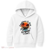 Countdown Is Over ItS Cruise Time Family Cruising Couples Kids Hoodie thumb 0