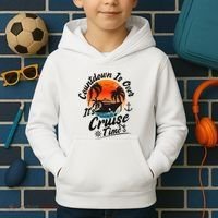 Countdown Is Over ItS Cruise Time Family Cruising Couples Kids Hoodie thumb 2