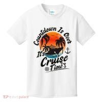 Countdown Is Over ItS Cruise Time Family Cruising Couples Kids T-Shirt thumb 0