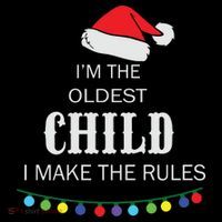 Christmas I'm Oldest Child I Make The Rules Christmas Lights Xmas Coffee Mug thumb 5