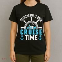 Countdown Is Over Its Cruise Time Couple Cruise Cruise T-Shirt thumb 4