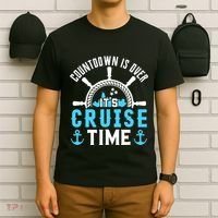 Countdown Is Over Its Cruise Time Couple Cruise Cruise T-Shirt thumb 6