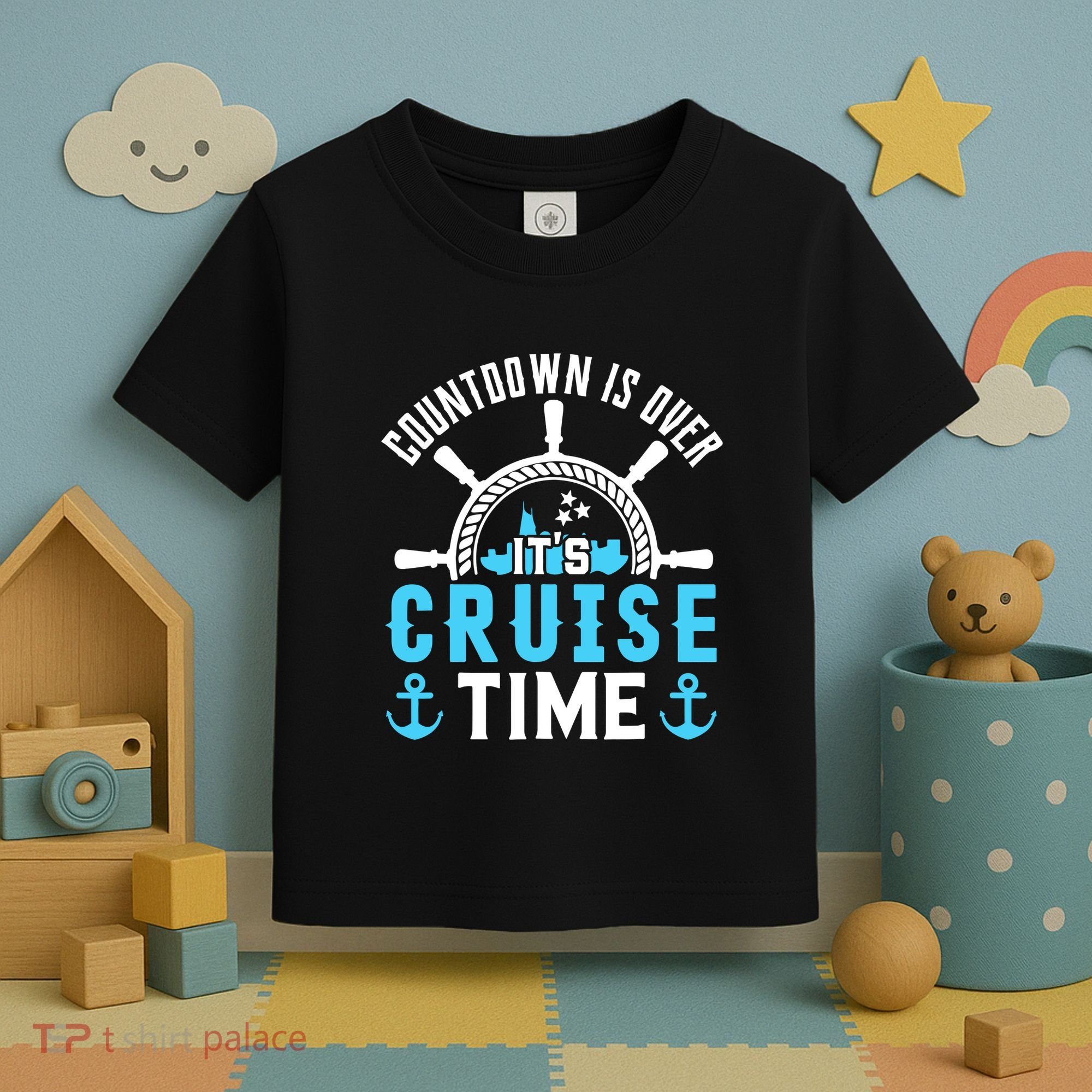 Countdown Is Over Its Cruise Time Couple Cruise Cruise Toddler T-Shirt