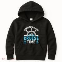 Countdown Is Over Its Cruise Time Couple Cruise Cruise Kids Hoodie thumb 0
