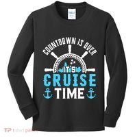 Countdown Is Over Its Cruise Time Couple Cruise Cruise Kids Long Sleeve Shirt thumb 0
