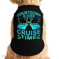 Countdown Is Over It's Cruise Time Cruising Lover Doggie Tank thumb 0
