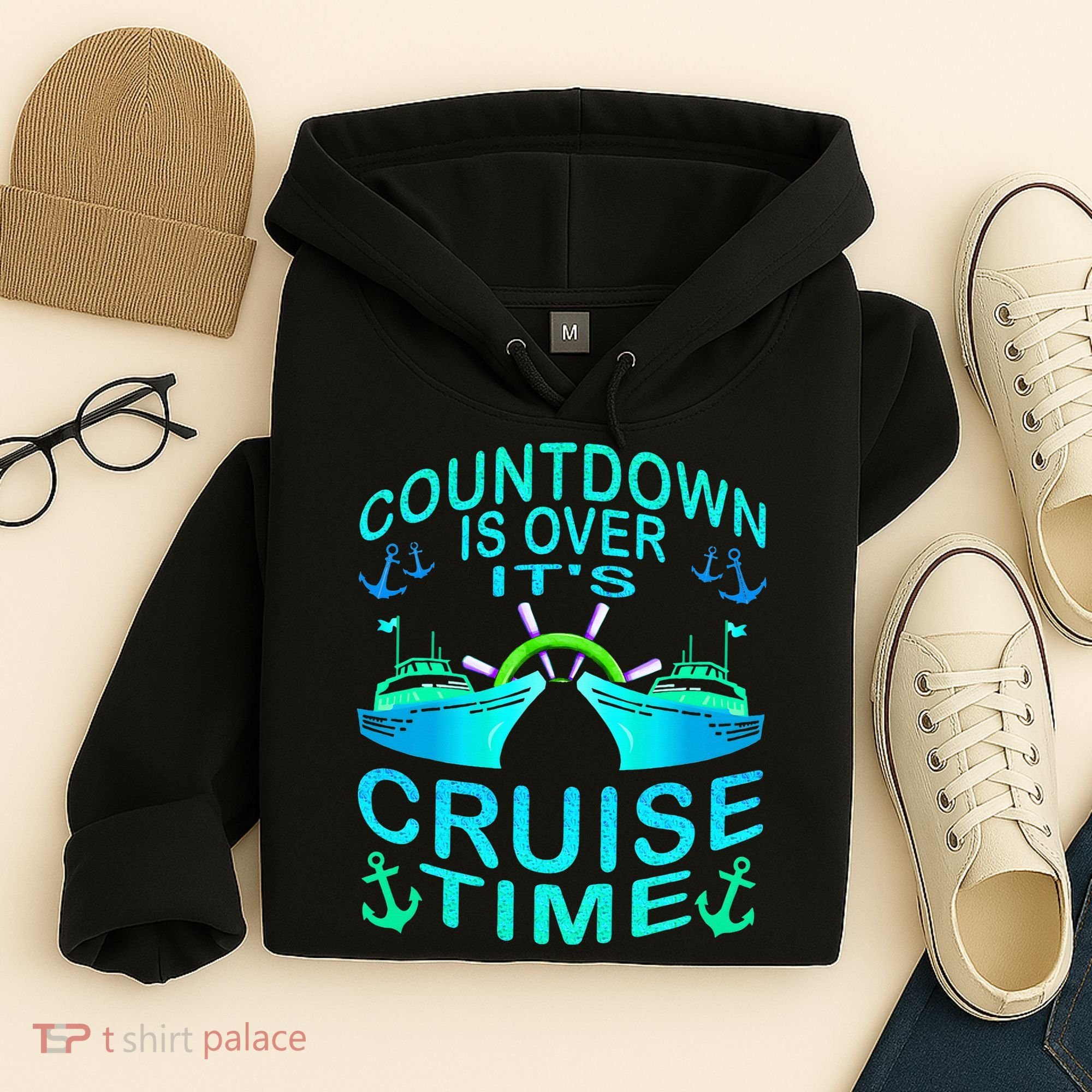 Countdown Is Over It's Cruise Time Cruising Lover Hoodie