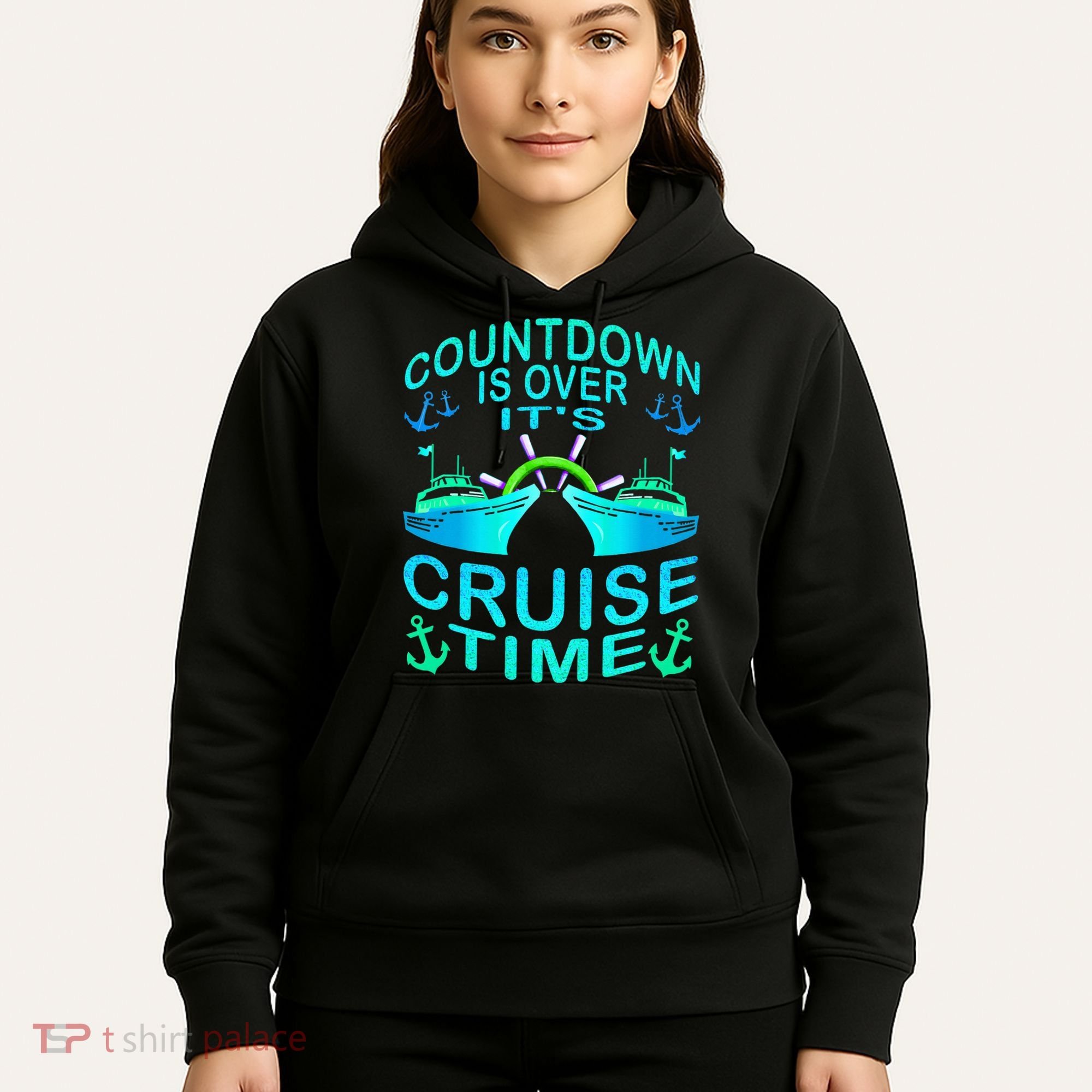 Countdown Is Over It's Cruise Time Cruising Lover Hoodie