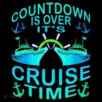 Countdown Is Over It's Cruise Time Cruising Lover Coaster thumb 2