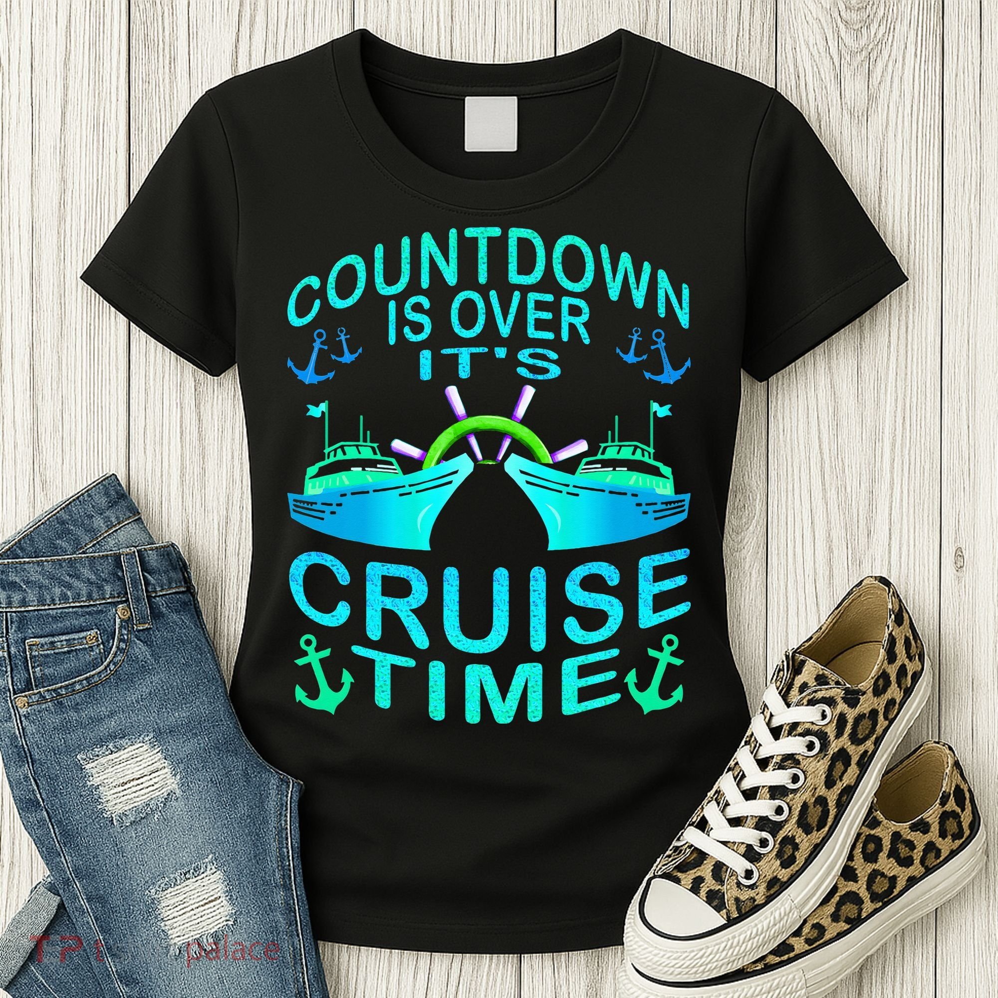 Countdown Is Over It's Cruise Time Cruising Lover Women's T-Shirt
