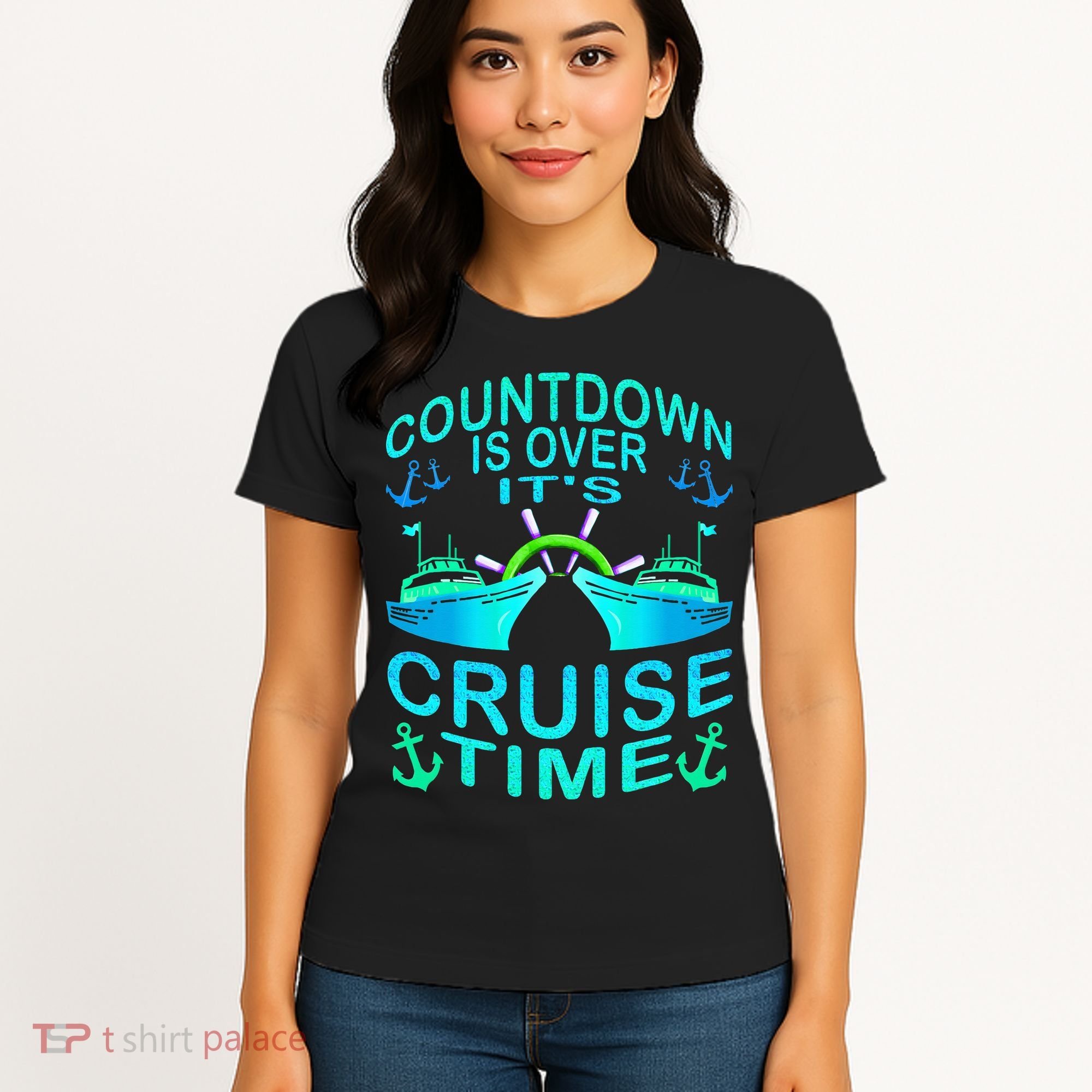 Countdown Is Over It's Cruise Time Cruising Lover Women's T-Shirt