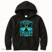 Countdown Is Over It's Cruise Time Cruising Lover Kids Hoodie thumb 0