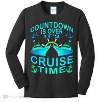 Countdown Is Over It's Cruise Time Cruising Lover Kids Long Sleeve Shirt thumb 0