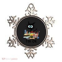 Cats I'm Ok Funny Quilting Love Cats Ornament thumb 0