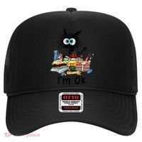 Cats I'm Ok Funny Quilting Love Cats Hat thumb 0