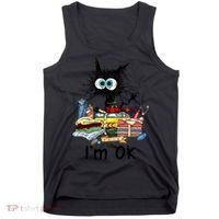 Cats I'm Ok Funny Quilting Love Cats Tank Top thumb 0