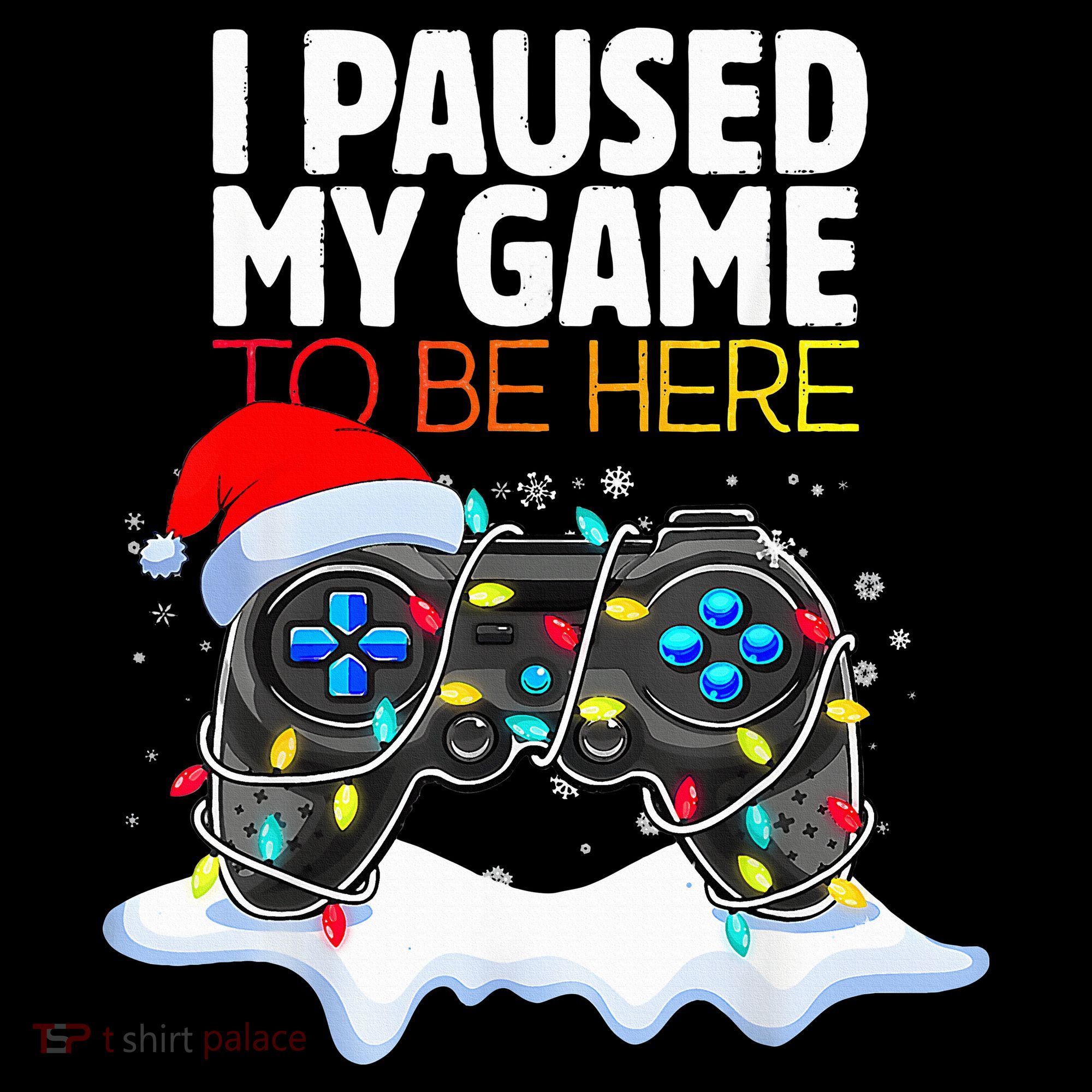Christmas I Paused My Game To Be Here Funny Gamer  Coffee Mug