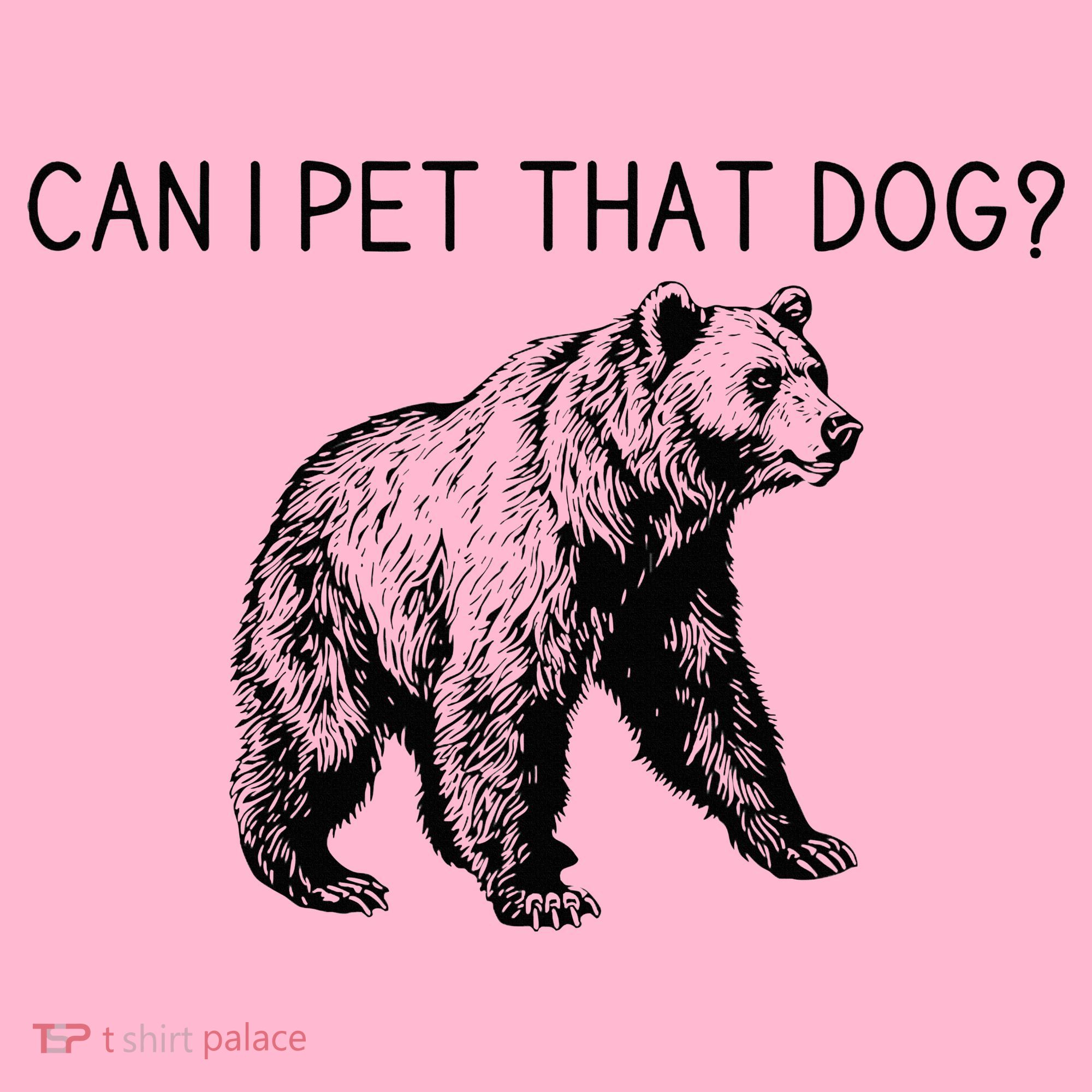Can I Pet That Dog Funny Bear Coaster